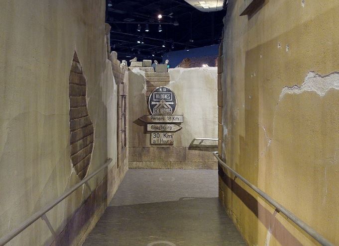 Hallway of the airborne museum