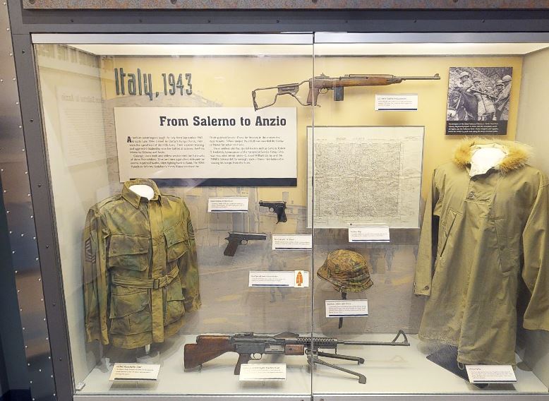 Display of equipment used by Army Airborne Special Operations
