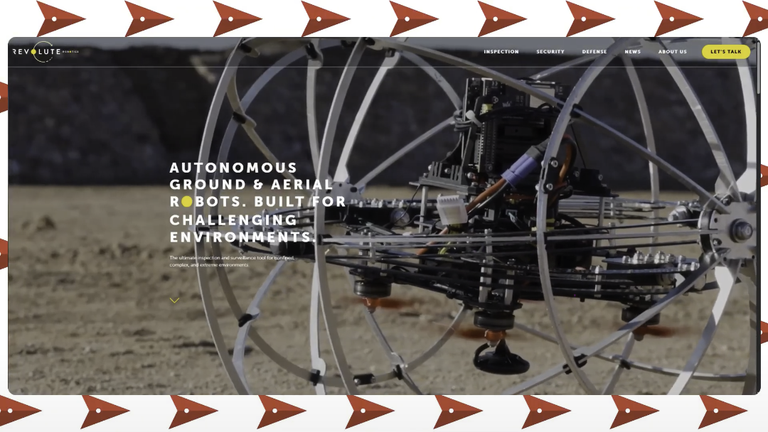 Revolute Robotics Hybrid Mobility Robot designed for aerial and ground inspections